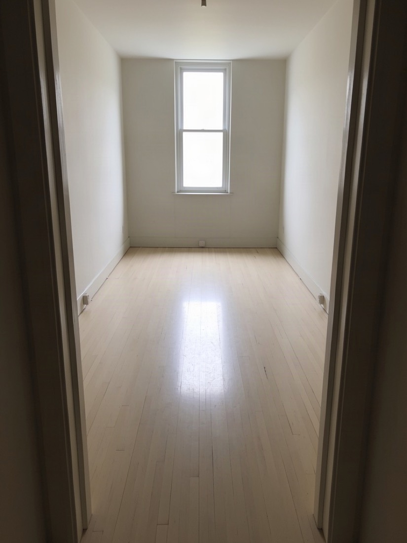 An empty room before redesign